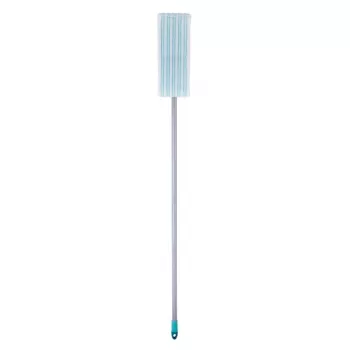LEIFHEIT POWER CLEAN M Micro Duo plakanais mops ar teleskopisku rokturi, 33cm, zaļš/balts/pelēks