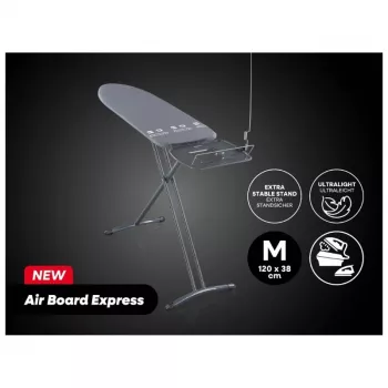LEIFHEIT Air Board Express M gludināmais dēlis melns 120x38cm