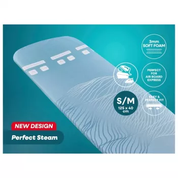 LEIFHEIT Gludināmā dēļa pārvalks Perfect Steam Air Board Express S/M 125x40cm