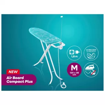 LEIFHEIT Air Board M Compact Plus gludināmais dēlis 120x38cm ar Thermo-Reflect tehnoloģiju