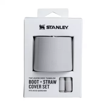 STANLEY The Quencher zābaciņš + salmiņa uzgalis 1,18L gaiši pelēks