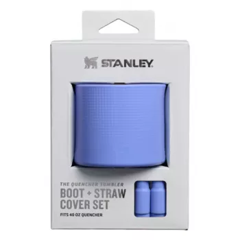 STANLEY The Quencher zābaciņš + salmiņa uzgalis Hidrangeju zils 1,18L silikona komplekts