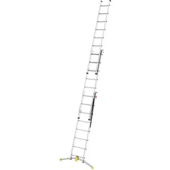 HAILO Kombinētās kāpnes HobbyLOT Alumīnija 2x8 + 1x9 Pakāpieni