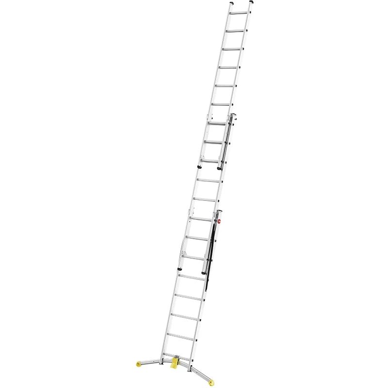 HAILO Kombinētās kāpnes HobbyLOT Alumīnija 2x8 + 1x9 Pakāpieni