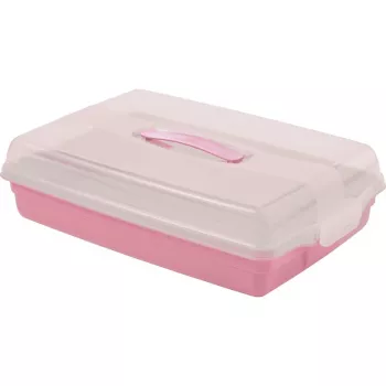 CURVER kūku transporta kaste taisnstūrveida 45x29.5x11.1 cm rozā