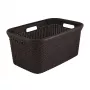 CURVER Veļas grozs Style 45L 59,2 x 38 x 27 cm Tumši brūns
