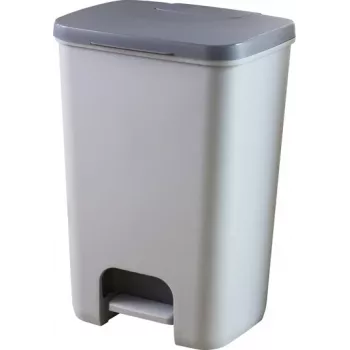CURVER Pedāļa spainis Essentials 40L Pelēks/Tumši pelēks