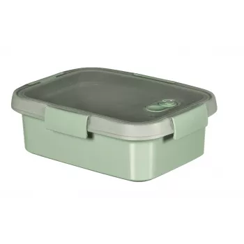 CURVER Pārtikas trauks pusdienām taisnstūrveida 1L Smart Eco To Go 20x15x7cm gaiši zaļš
