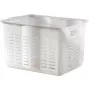 Curver Alfa XL caurspīdīgs taisnstūra uzglabāšanas grozs 43x31.4x25.8cm 35L