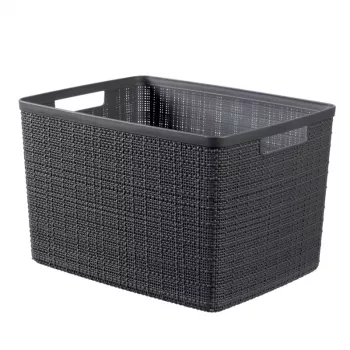 CURVER Jutas grozs L 20L 36x28x23cm Tumši pelēks