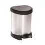 CURVER Pedāļa spainis Deco Bin 5L Sudraba