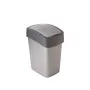 CURVER Flip Bin 25L atkritumu tvertne sudraba/pelēka