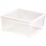 CURVER Kaste ar vāku Textile Box 18,5L caurspīdīga | 39,6x34,3x17,3cm