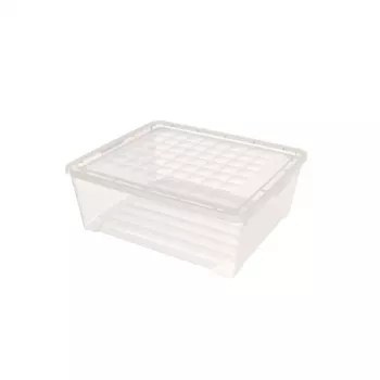 CURVER Tekstila kaste ar vāku, 10L, caurspīdīga, 34,2 x 29,7 x 12,5 cm