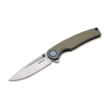Boker Magnum Shark nazis 01SC007 salokāms nazis 440A tērauds G-10 rokturis melns