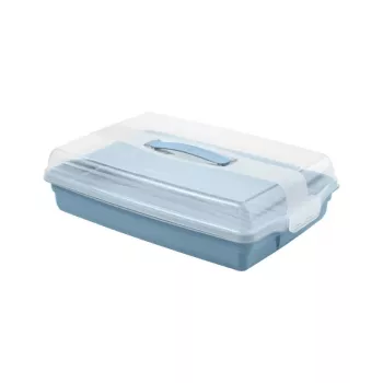 CURVER Smart To Go taisnstūra formas kūku pārvadāšanas kaste 45 x 29,5 x 11,1 cm zila
