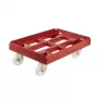 keeeper ratiņi transporta kastēm un groziem Rolf 61x41x19 cm sarkani