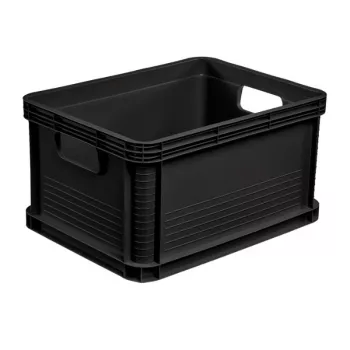 KEEEPER Robert 20L Euro konteiners, 400 x 300 x 220 mm, grafīta, kravnesība 30 kg, sakraujams, pārtikas drošs
