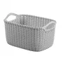 CURVER Grozs Knit XS Taisnstūra 3L Gaiši Pelēks 25x18x14cm
