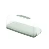 CURVER Smart To Go taisnstūra formas kūku transportēšanas kaste 35,5 x 15 x 14,2 cm zaļa
