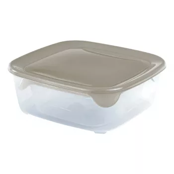 CURVER Fresh&Go Pārtikas trauku komplekts 3 gab. Taisnstūra 0.25L + 0.8L + 1.7L Bēšs