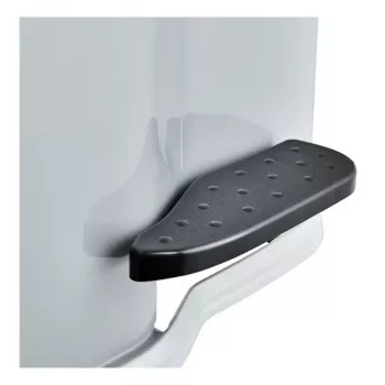 KEEEPER atkritumu šķirošanas pedāļa tvertne 7+15L Gunnar 39,5x29x43,5cm gaiši sudraba
