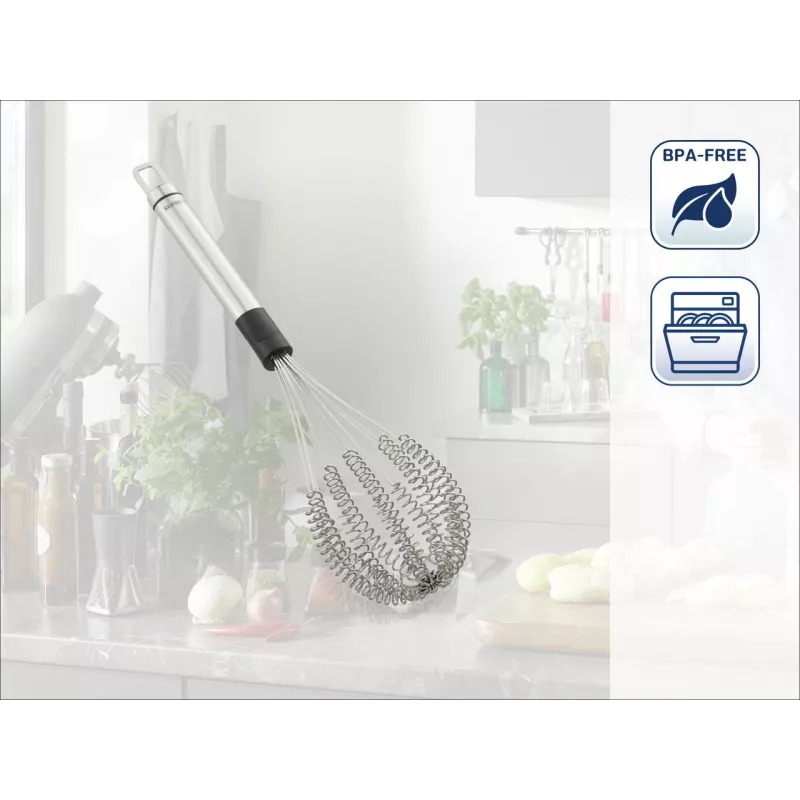 LEIFHEIT Speed Quirl M rokas putotājs, nerūsējošais tērauds, balts/pelēks, 26 cm