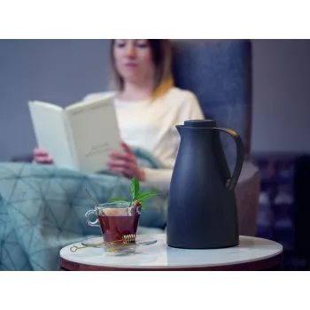 LEIFHEIT Thermos Harmonic Blue 1L vakuumā izolēts termokrūze