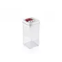 LEIFHEIT Fresh&Easy Pārtikas uzglabāšanas trauks 1,2 L, hermētisks, bez BPA, caurspīdīgs ar baltu/pelēku vāku