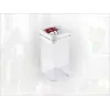 LEIFHEIT Fresh&Easy Pārtikas uzglabāšanas trauks 1,2 L, hermētisks, bez BPA, caurspīdīgs ar baltu/pelēku vāku