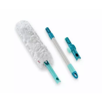 LEIFHEIT Superduster XL Pro Reach komplekts – 56 cm elektrostatiskā putekļu slotas galva ar 43 cm rokturi
