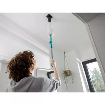 LEIFHEIT Superduster XL Pro Reach komplekts – 56 cm elektrostatiskā putekļu slotas galva ar 43 cm rokturi