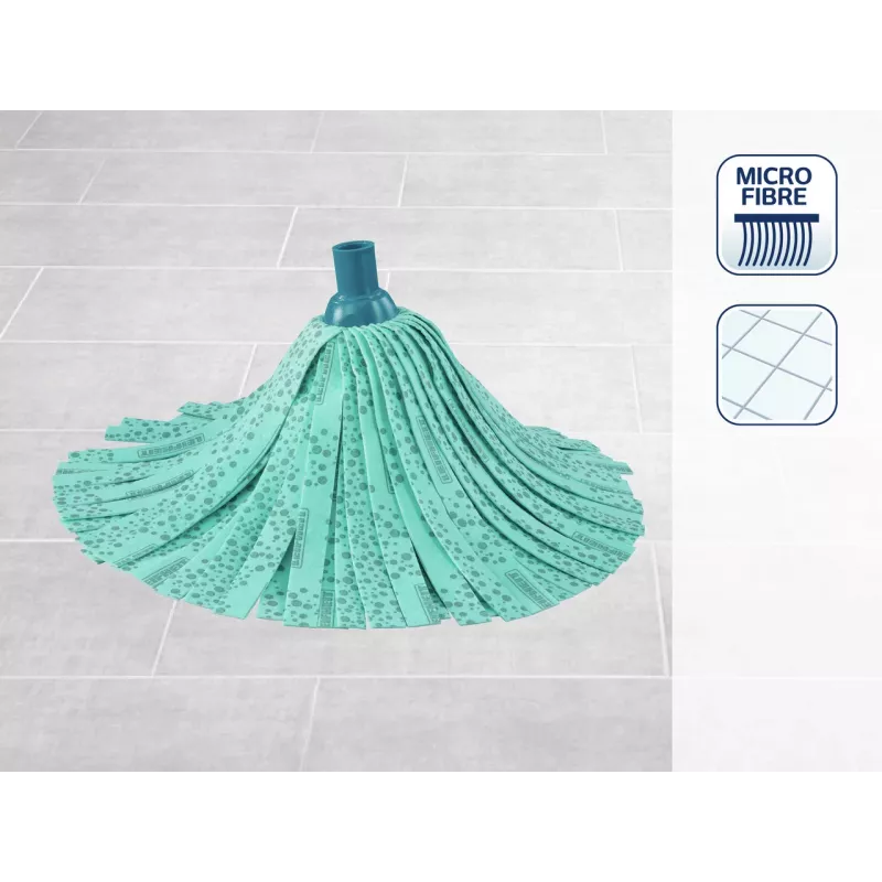 LEIFHEIT Classic Mop Viscose Plus | Ļoti absorbējoša sloksnīšu mopa cietajiem grīdas segumiem