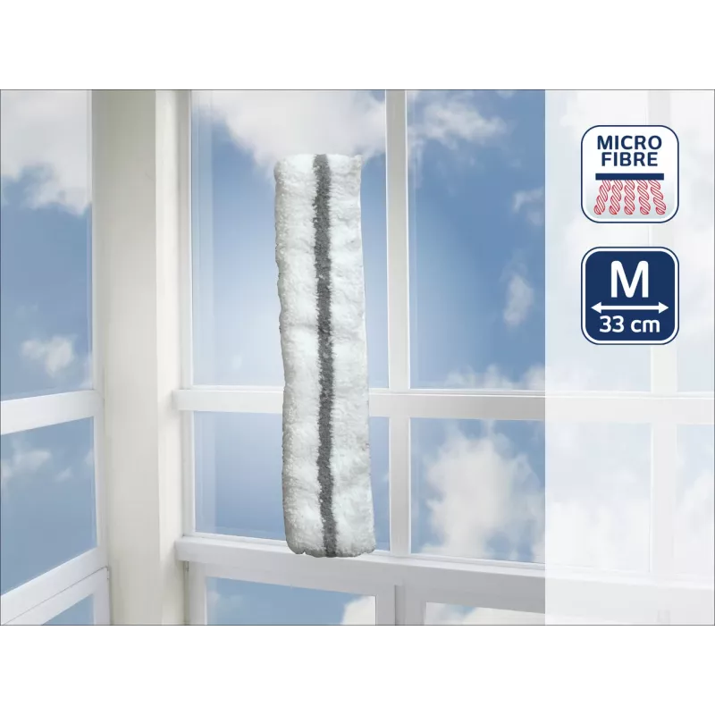 LEIFHEIT Rezerves gumijas lāpstiņa Classic logu tīrītājam, 33 cm, melna