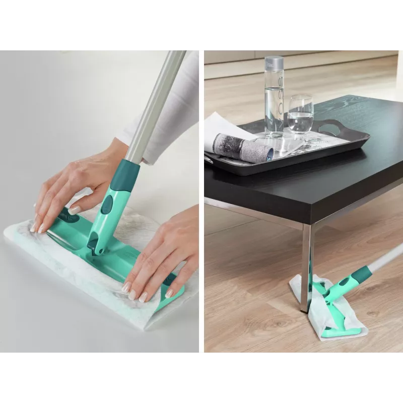 LEIFHEIT Clean & Away S grīdas birste ar roktura komplektu 26cm
