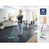 LEIFHEIT Picobello M Micro Duo grīdas tīrītājs ar teleskopisku rokturi, 33 cm tīrīšanas platums, zaļš/balts