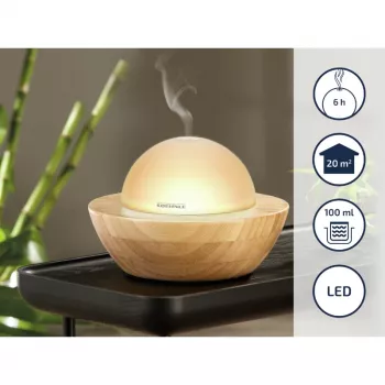 SOEHNLE Air Aromatizer Modena ultraskaņas aromterapijas difuzors, 100 ml tvertne, līdz 6 h darbības laiks, LED krāsu mainīga gaisma, balts