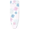 LEIFHEIT Cotton Classic S gludināmā dēļa pārvalks 112x34 cm, 100% kokvilna, putu polsterējums, savelkamā aukla, zili/balti raksts
