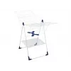 LEIFHEIT Classic 250 Flex drēbju žāvētājs - 25 m žāvēšanas garums, augstumā regulējami spārni, salokāms, balts/zils