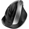 UNITEK Genius Ergo 8250S bezvadu ergonomiskā pele, 1600 DPI, melna-sudraba