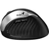 UNITEK Genius Ergo 8250S bezvadu ergonomiskā pele, 1600 DPI, melna-sudraba