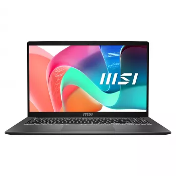 MSI Modern 15 F1MG-1246FRNN klēpjdators, 15,6 collu Full HD IPS, Intel Core 5 120U, 16GB DDR4, 512GB SSD, Windows 11 Pro, franču AZERTY tastatūra