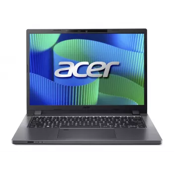Acer TravelMate P2 TMP214-55-G2 14 inch WUXGA biznesa klēpjdators, Intel Core 5 120U, 32GB RAM, 512GB SSD, Wi-Fi 6E, Windows 11 Pro, melns