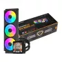 DarkFlash DV360S MAX 360mm ARGB AIO šķidruma CPU dzesētājs - melns