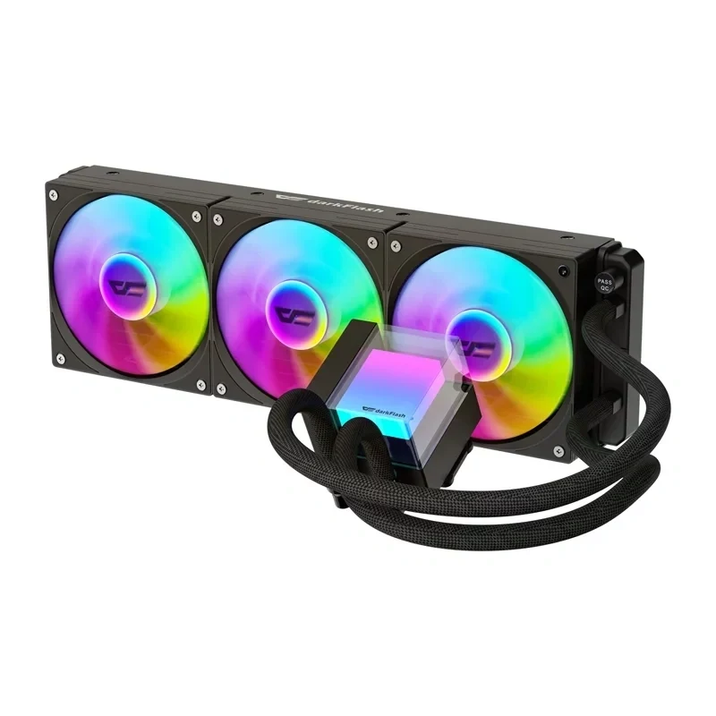 DarkFlash CB360 360mm ARGB šķidruma CPU dzesētājs - melns