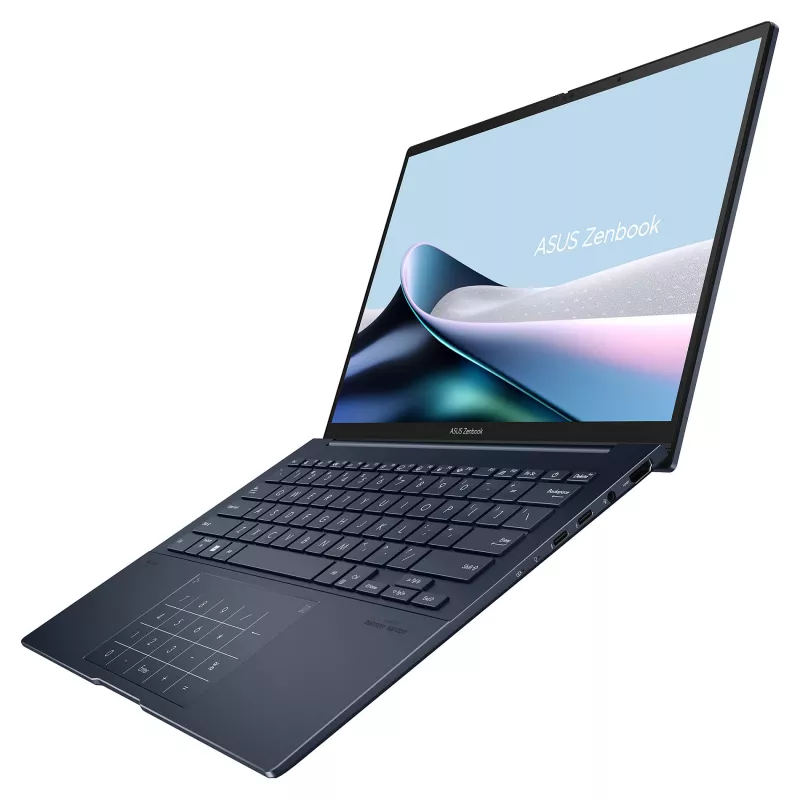 ASUS Zenbook 14 UX3405CA-ISSQD0X klēpjdators, 14 collu WUXGA OLED, Intel Core Ultra 7 255H, 16GB LPDDR5x, 512GB SSD, Windows 11 Pro, franču AZERTY tastatūra