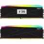 V-Color Manta XFinity+ aRGB 32GB (2x16GB) DDR5-6000 CL28 darbvirsmas atmiņas komplekts, melns