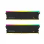 V-Color Manta XSky RGB 32GB (2x16GB) DDR5-6400 CL32 EXPO melnais galddatora atmiņas komplekts