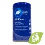 AF APCC100 ECO PC-Clene universālas tīrīšanas salvetes darba vietām, 100 salvetes, antistatiskas, bez spirta, bez plūksnām