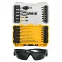 DEWALT DT70735T-QZ 25 gabalu EXTREME FLEXTORQ skrūvgriežu uzgaļu komplekts ar magnētisko uzgaļu turētāju, TSTAK maciņš
